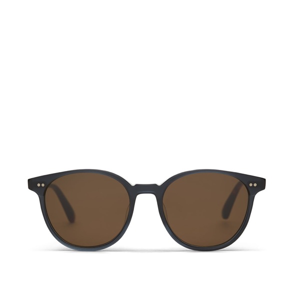 Toms Accessories - TOMS Bellini Handcrafted Sunglasses - Black Teal-Brown Mirror